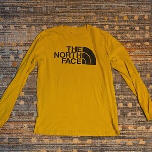 The North Face Men's Mustard Long Sleeve Tee Medium